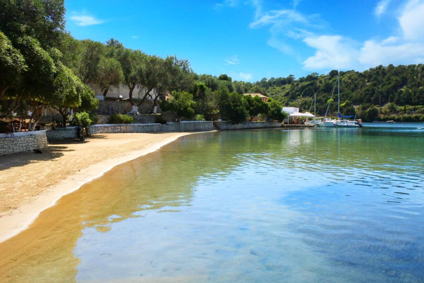 فيلا Lioniskari Seaviews - Paxoi'S Private Pool Oasis Porto Ozias المظهر الخارجي الصورة