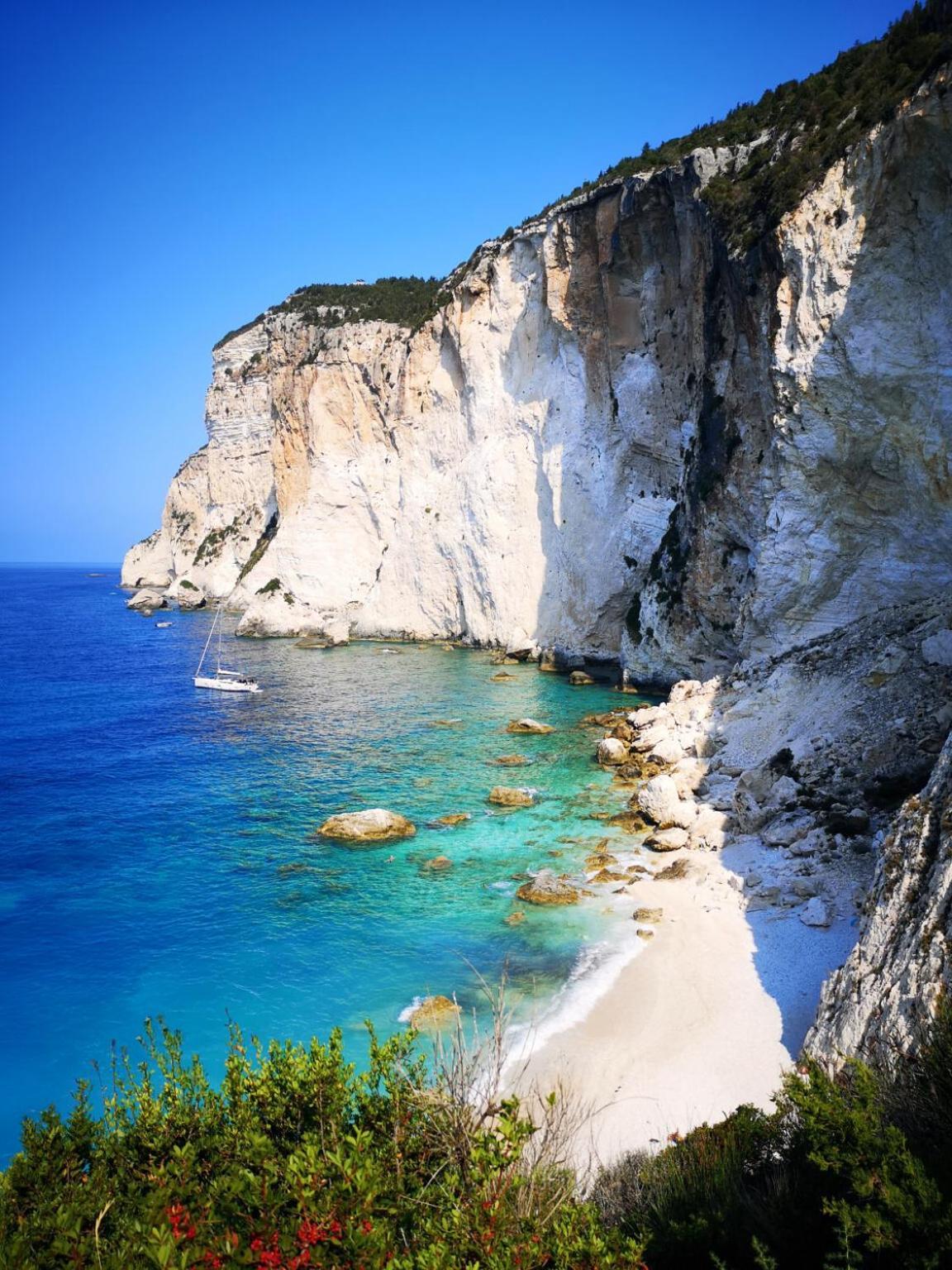 فيلا Lioniskari Seaviews - Paxoi'S Private Pool Oasis Porto Ozias المظهر الخارجي الصورة